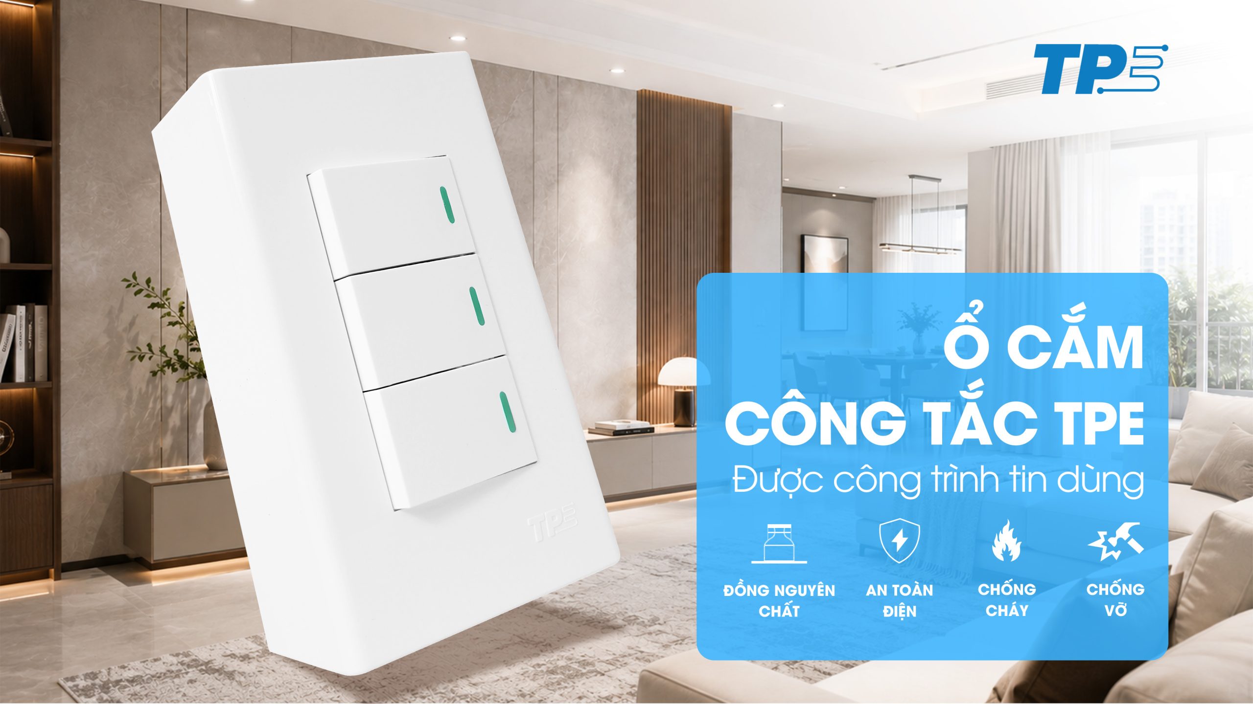 ổ cắm công tắc tpe