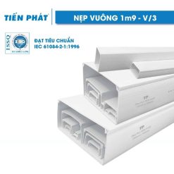Nẹp vuông 1m9 Tiến Phát