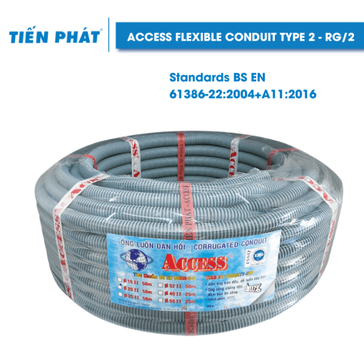 ACCESS Flexible Conduit Type 2 – RG/2 (Grey)
