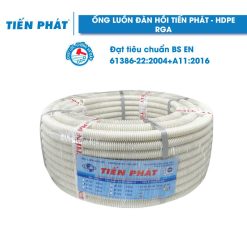 Ống Luồn Đàn Hồi Tiến Phát - HDPE - Màu Trắng