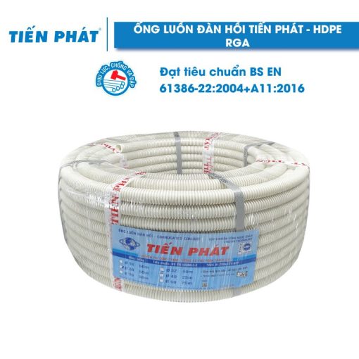 Ống Luồn Đàn Hồi Tiến Phát - HDPE - Màu Trắng