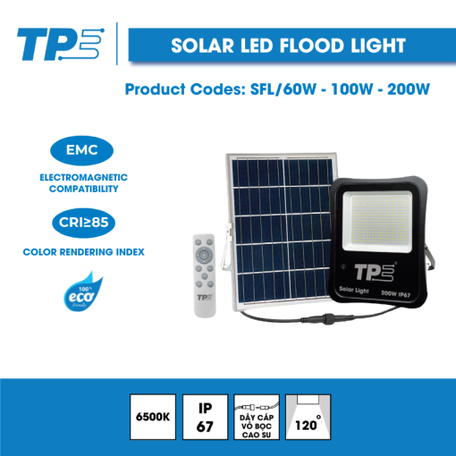 SOLAR LED FLOOD LIGHT
