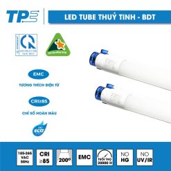 Glass LED Tube Light Set T8 1.2M 20W - (20W Bulb + Fixture)