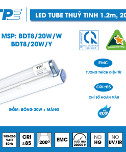 Bộ Đèn Led Tube Thuỷ Tinh