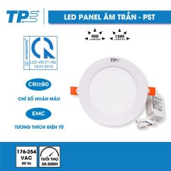 Led Panel Âm Trần Viền Trắng