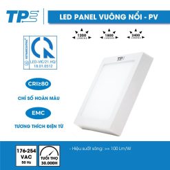 Đèn Led Panel Vuông Nổi