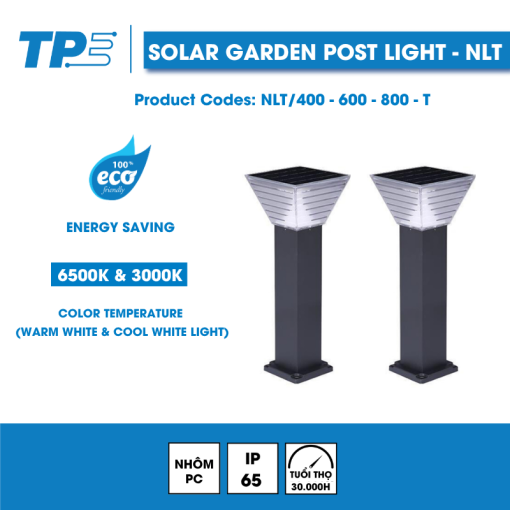 Solar Garden Post Light - NLT