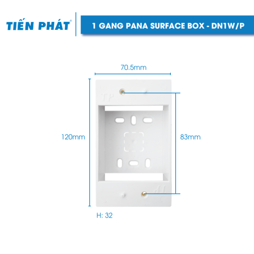 1 Gang PANA Surface Box