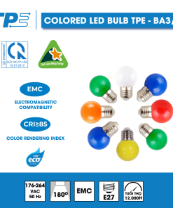 3W Colored LED Bulb TPE