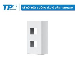 Đế nổi mặt 2 công tắc - ổ cắm