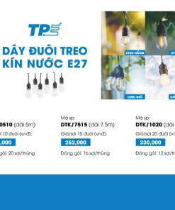 Waterproof E27 pendant cord TPE