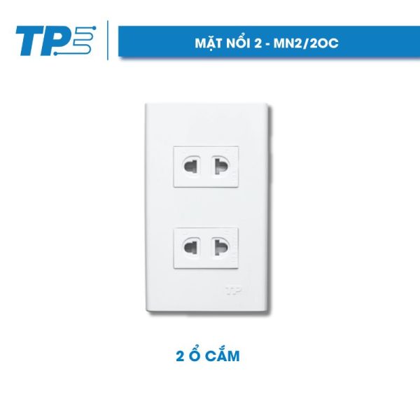 2 Gang TPE 2 outlets