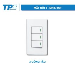 Mặt nổi 3, 3 công tắc