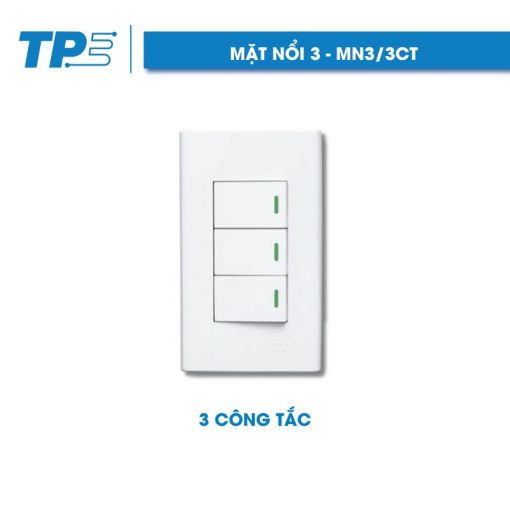 Mặt nổi 3, 3 công tắc
