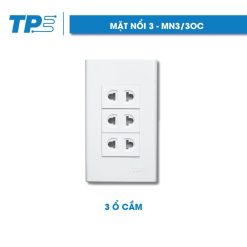 Mặt nổi 3, 3 ổ cắm