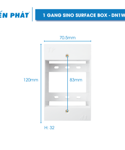 1 Gang SINO Surface Box
