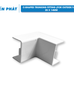 PVC Trunking C-Shaped Fitting - External Bend
