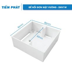 Đế nổi đơn mặt vuông