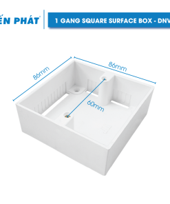 1 Gang Square Surface Box