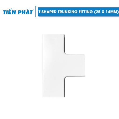 PVC Trunking Flat Equal Tee Fitting