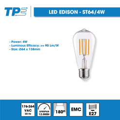 Edison Long LED Bulb TPE