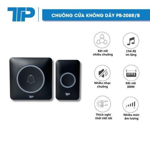 Wireless Doorbell (Black)