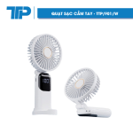 Quạt sạc điện cầm tay TTP trắng