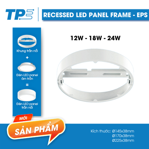 Recessed Led Panel Frame EPS