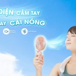 QUẠT ĐIỆN CẦM TAY, THỔI BAY CÁI NÓNG