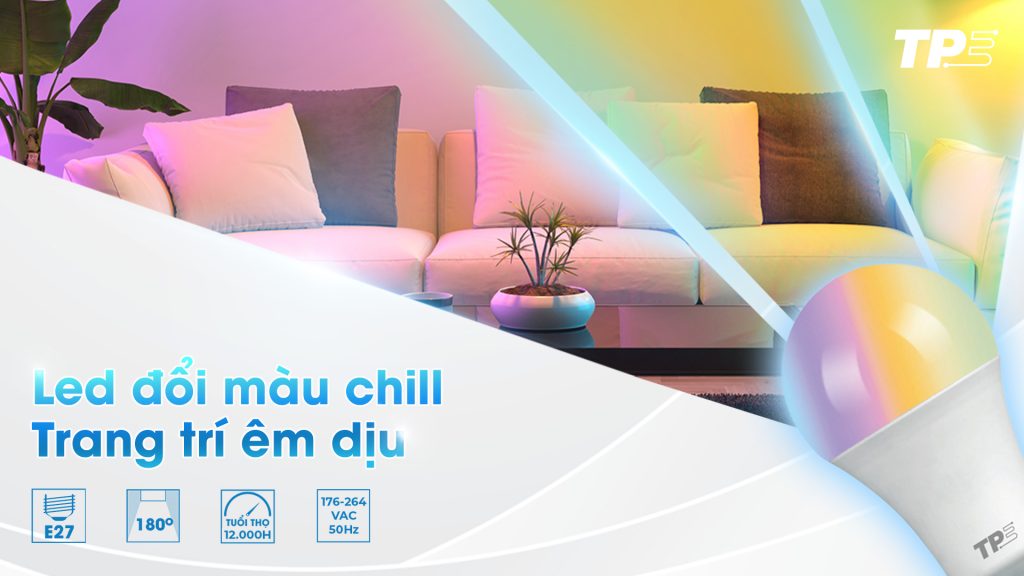 Led bulb đổi màu thông minh tpe