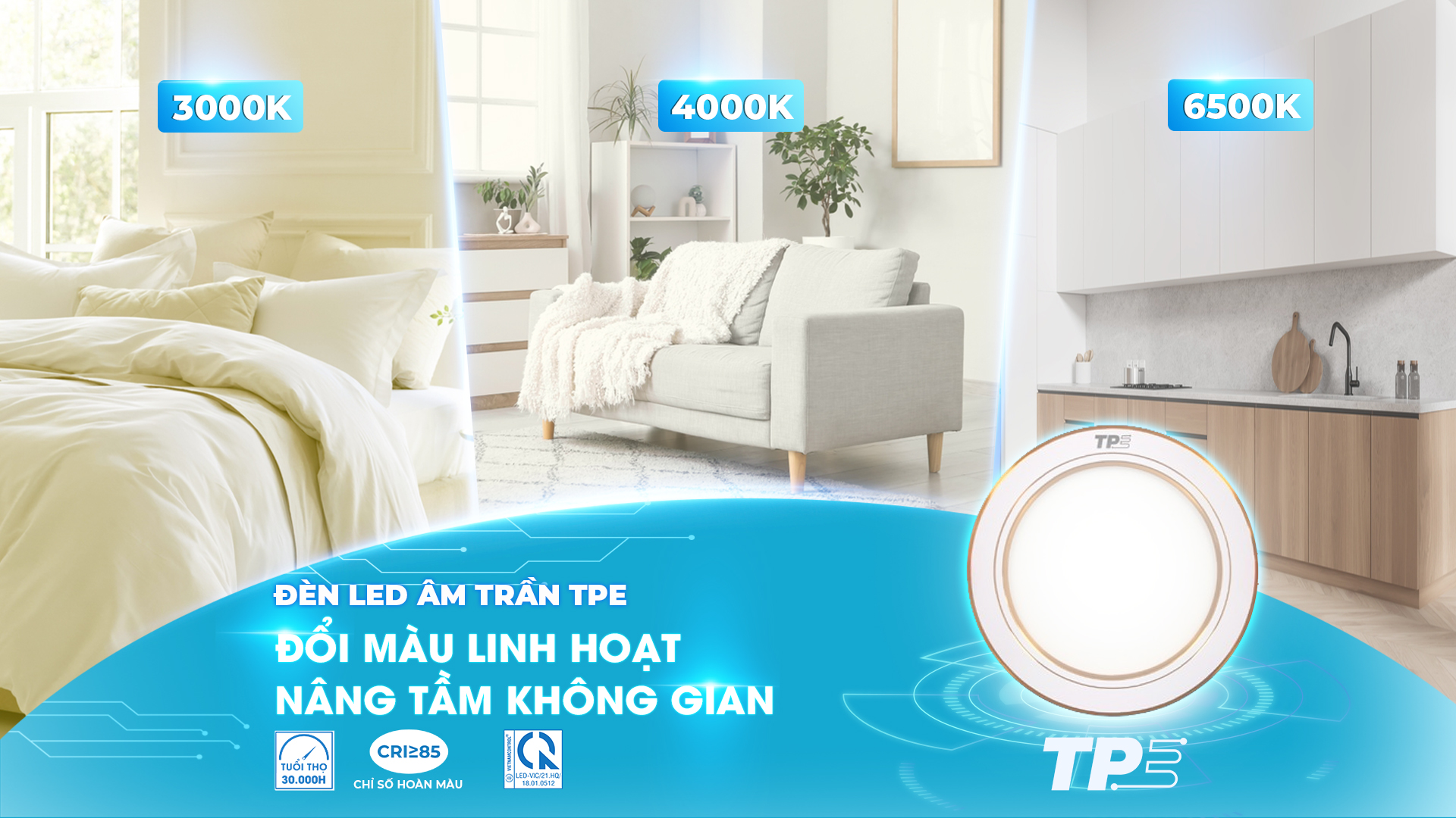 Led panel âm trần