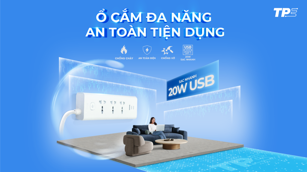 ổ cắm đa năng usb