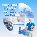 BĂNG KEO CHỐNG DỘT TTP: CHỐNG DỘT HIỆU QUẢ, MỌI NHÀ AN TÂM