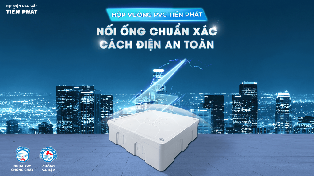 hộp vuông pvc tiến phát