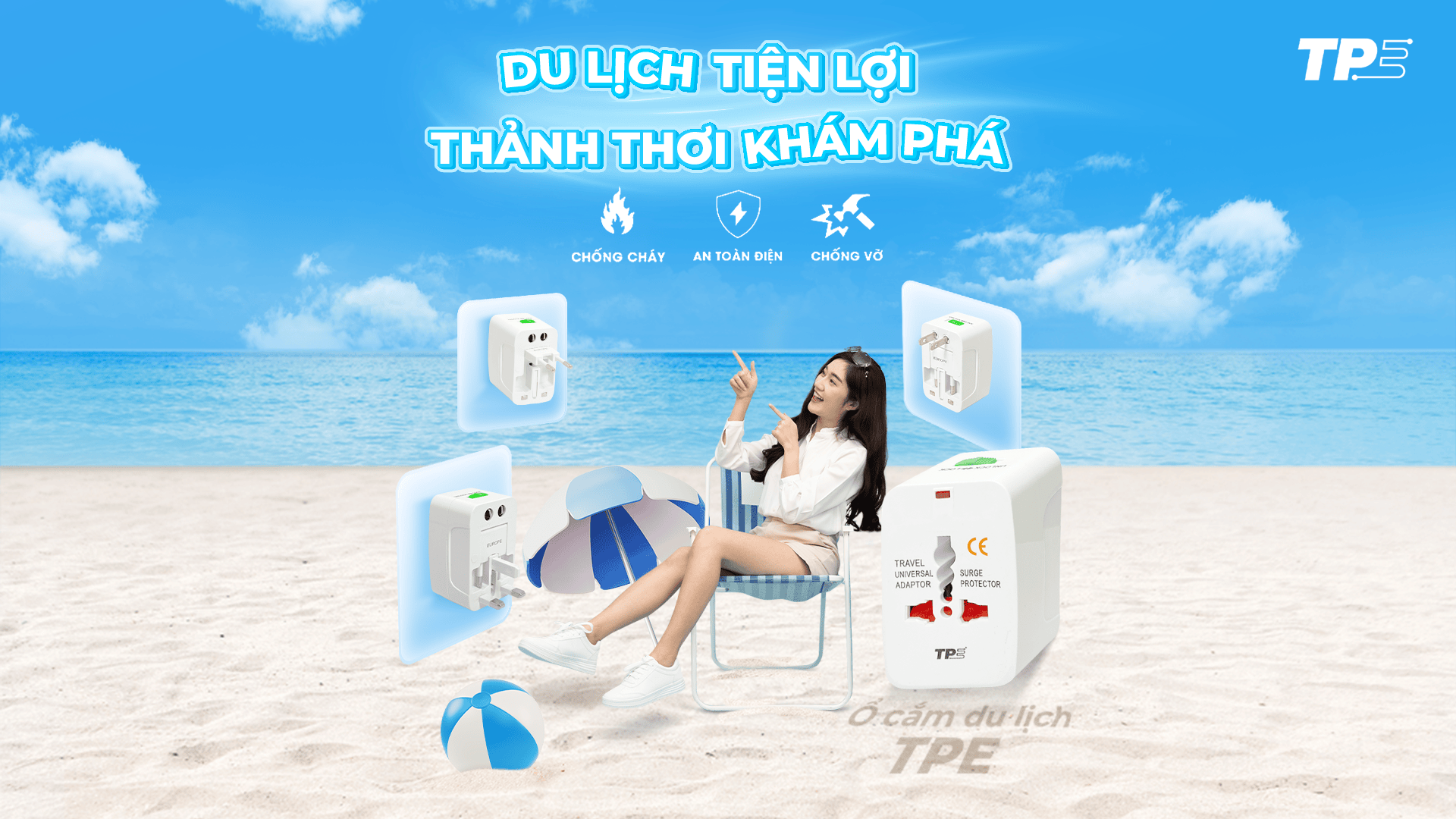 ổ cắm du lịch tpe