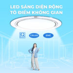 LED PANEL ÂM TRẦN TPE: SÁNG DIỆN RỘNG, TÔ ĐIỂM KHÔNG GIAN