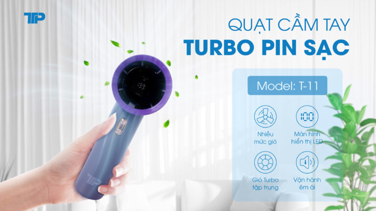 Quạt cầm tay Turbo Pin sạc TTP