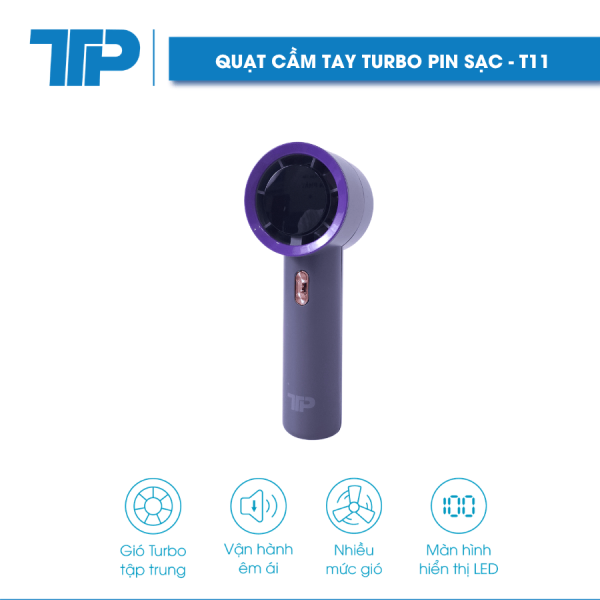 Quạt cầm tay Turbo Pin sạc TTP