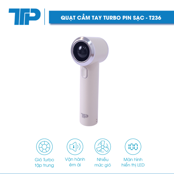 Quạt cầm tay Turbo Pin sạc TTP - T/236