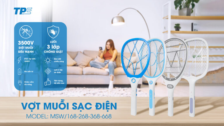 vợt muỗi sạc điện tpe