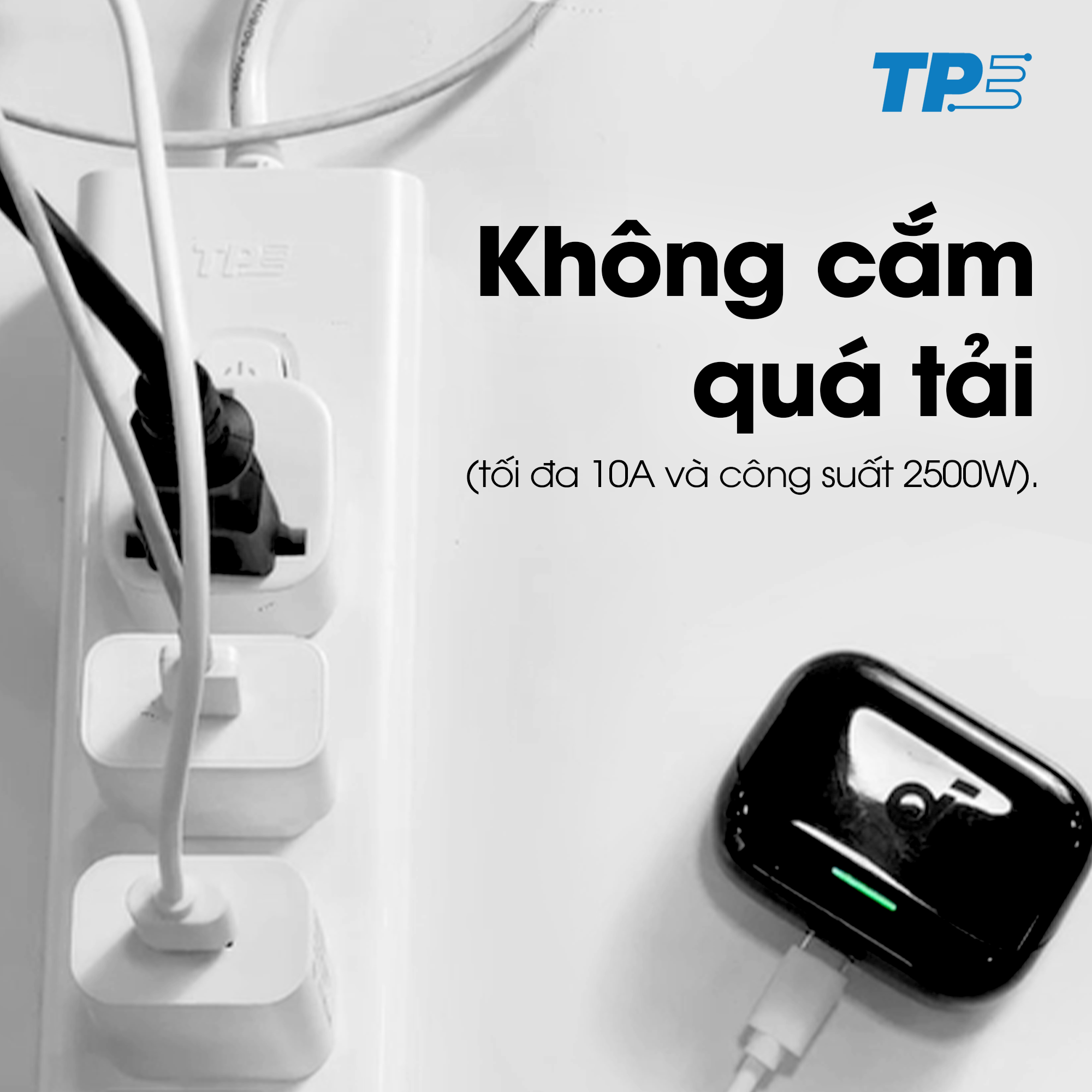 Ổ CẮM ĐIỆN 3 LỖ TPE