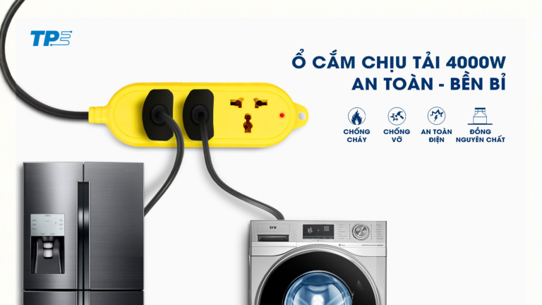 Ổ cắm chịu tải 4000W TPE