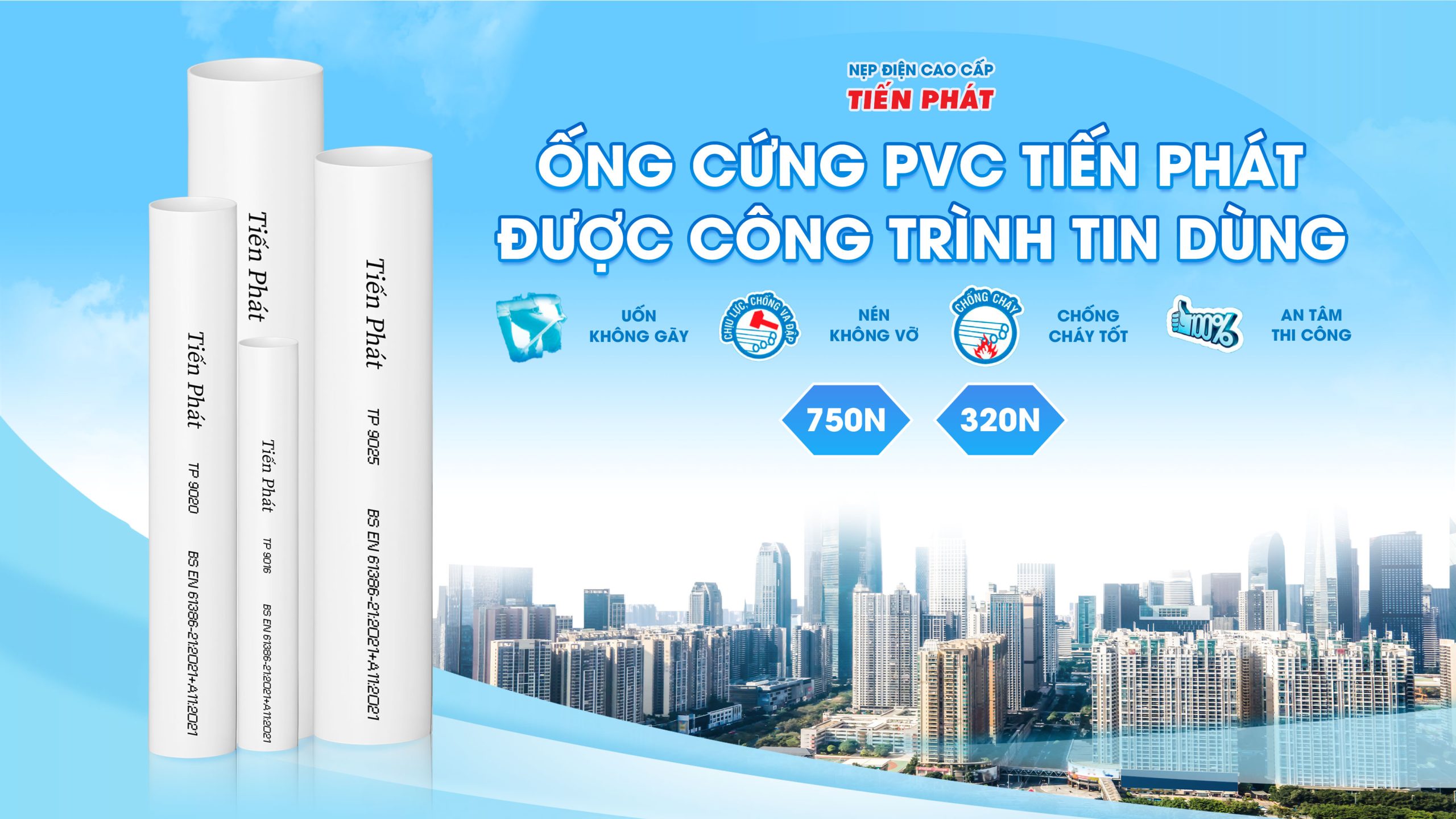 Ống Cứng PVC Tiến Phát