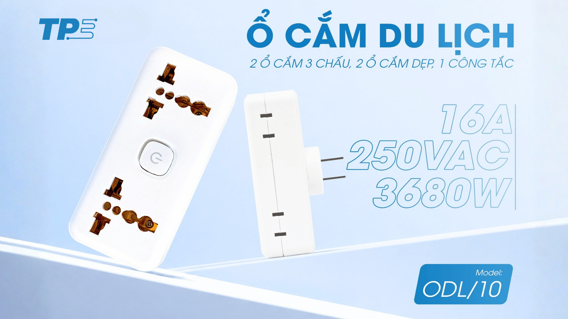 Ổ Cắm Du Lịch TPE ODL/10