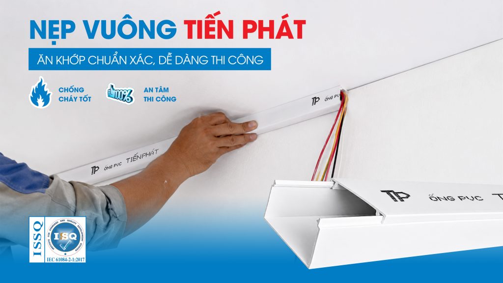 NẸP VUÔNG TIẾN PHÁT: ĂN KHỚP CHUẨN XÁC, DỄ DÀNG THI CÔNG