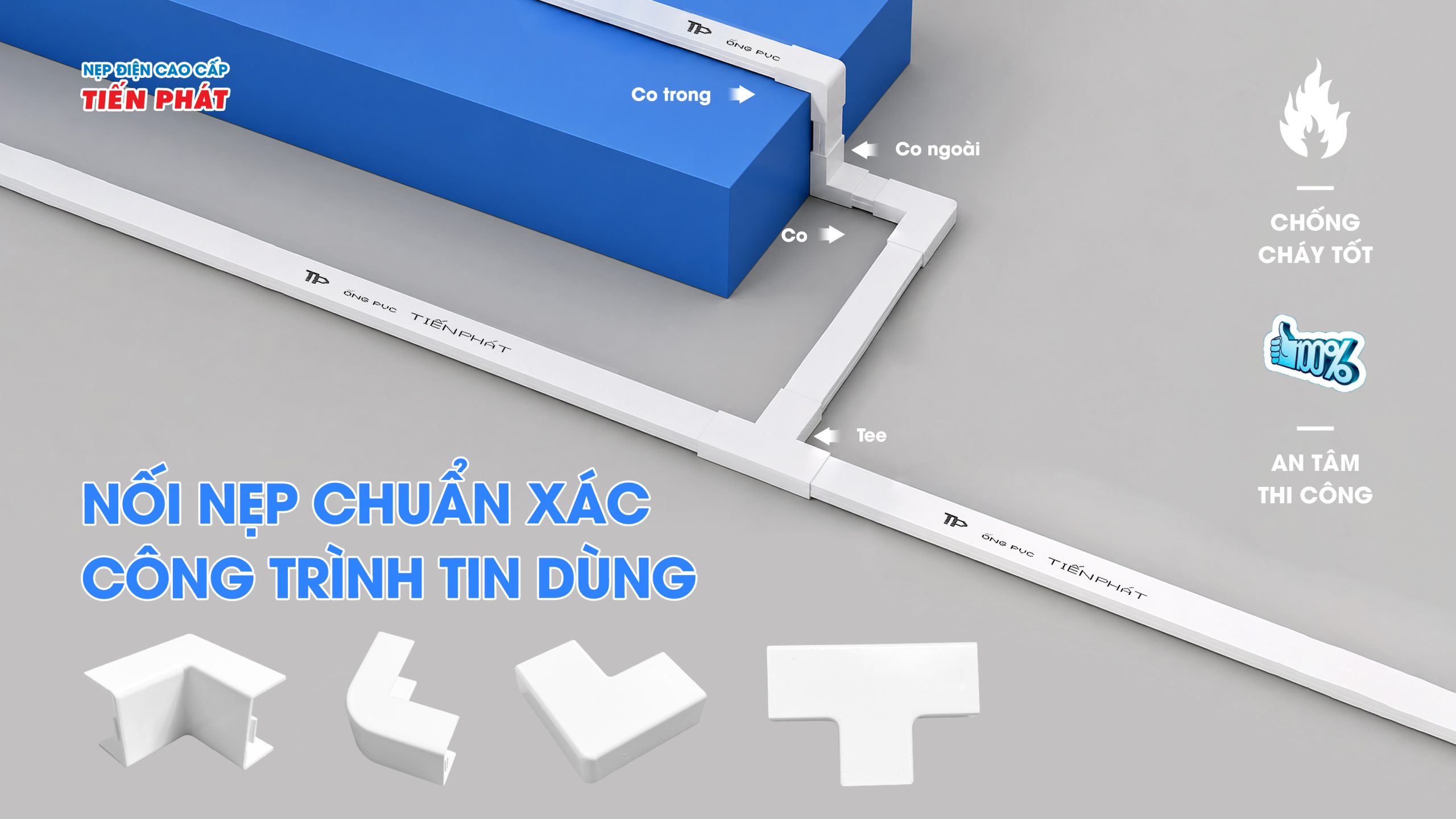 PHỤ KIỆN NỐI NẸP TIẾN PHÁT: NỐI NẸP CHUẨN XÁC, CÔNG TRÌNH TIN DÙNG