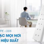 🔌 Ổ CẮM 5 TPE – OD5: CẮM SẠC MỌI NƠI, TỐI ĐA HIỆU SUẤT ⚡