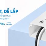 NẸP VUÔNG TIẾN PHÁT: Dễ Cắt, Dễ Lắp – Nhựa PVC chống cháy, an tâm mọi công trình