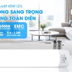 Đèn LED Bán Nguyệt TPE LDL 60W: Vòm Cong Sang Trọng, Thắp Sáng Toàn Diện