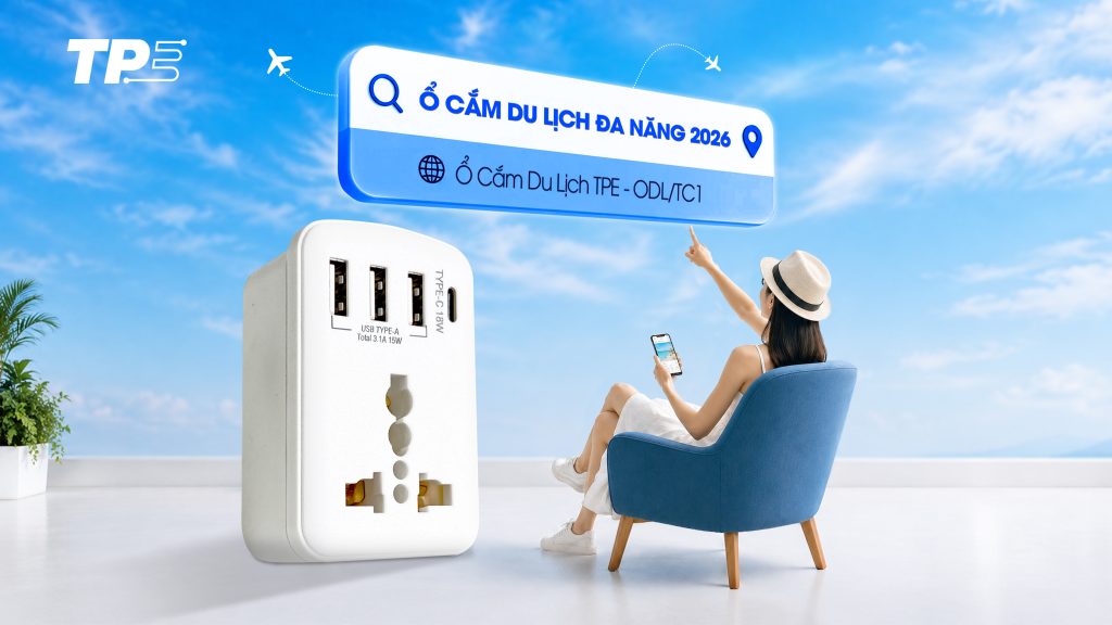 Ổ Cắm Du Lịch TPE ODL/TC1: Câu trả lời cho ổ cắm du lịch đa năng 2026!